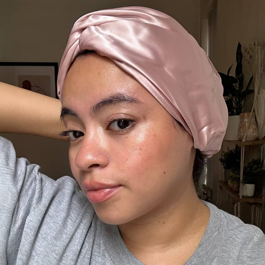 HairVisionary™ Silk Hair Bonnet