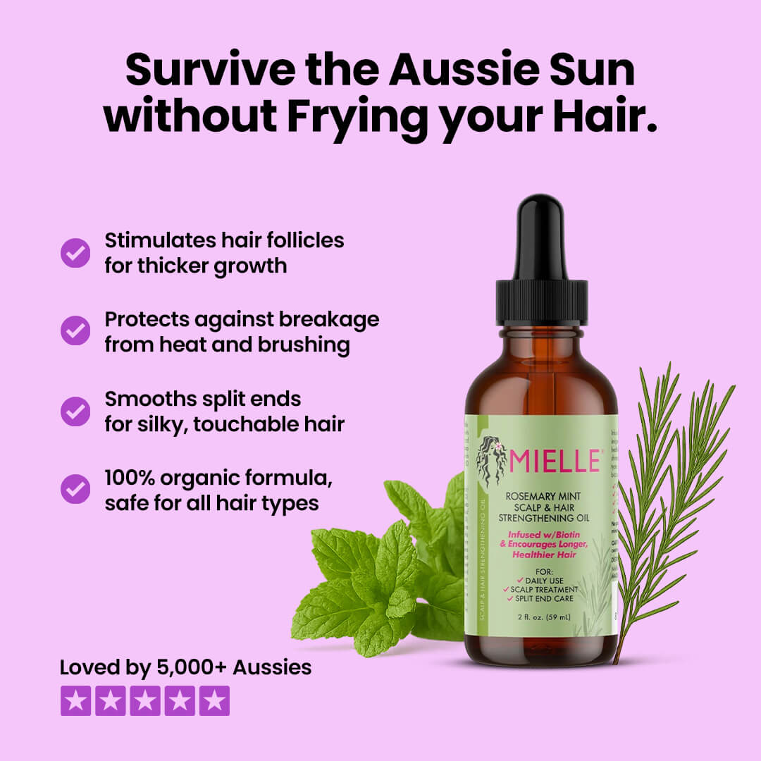 HairVisionary™ Rosemary Mint Scalp and Hair Strengthening Serum 59ml