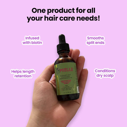 HairVisionary™ Rosemary Mint Scalp and Hair Strengthening Serum 59ml