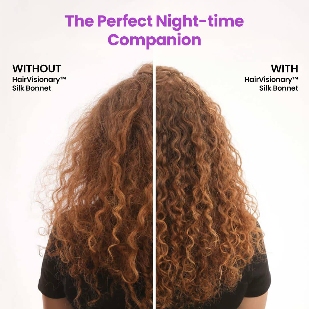 HairVisionary™ Silk Hair Bonnet