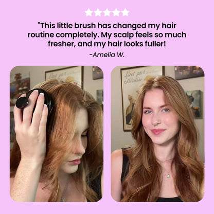 HairVisionary™ Silicone Brush Massager