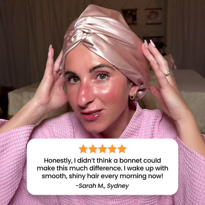 HairVisionary™ Silk Hair Bonnet