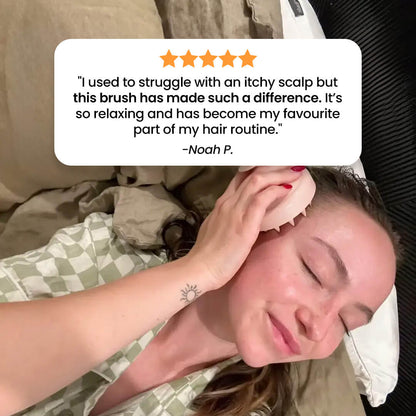 HairVisionary™ Silicone Brush Massager