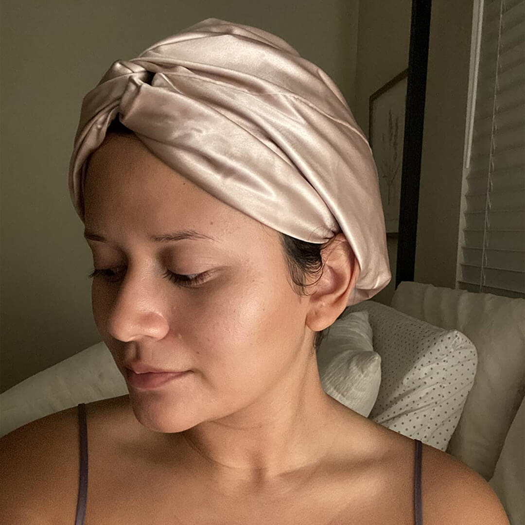 HairVisionary™ Silk Hair Bonnet