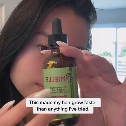 HairVisionary™ Rosemary Mint Scalp and Hair Strengthening Serum 59ml