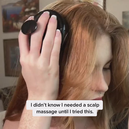 HairVisionary™ Silicone Brush Massager